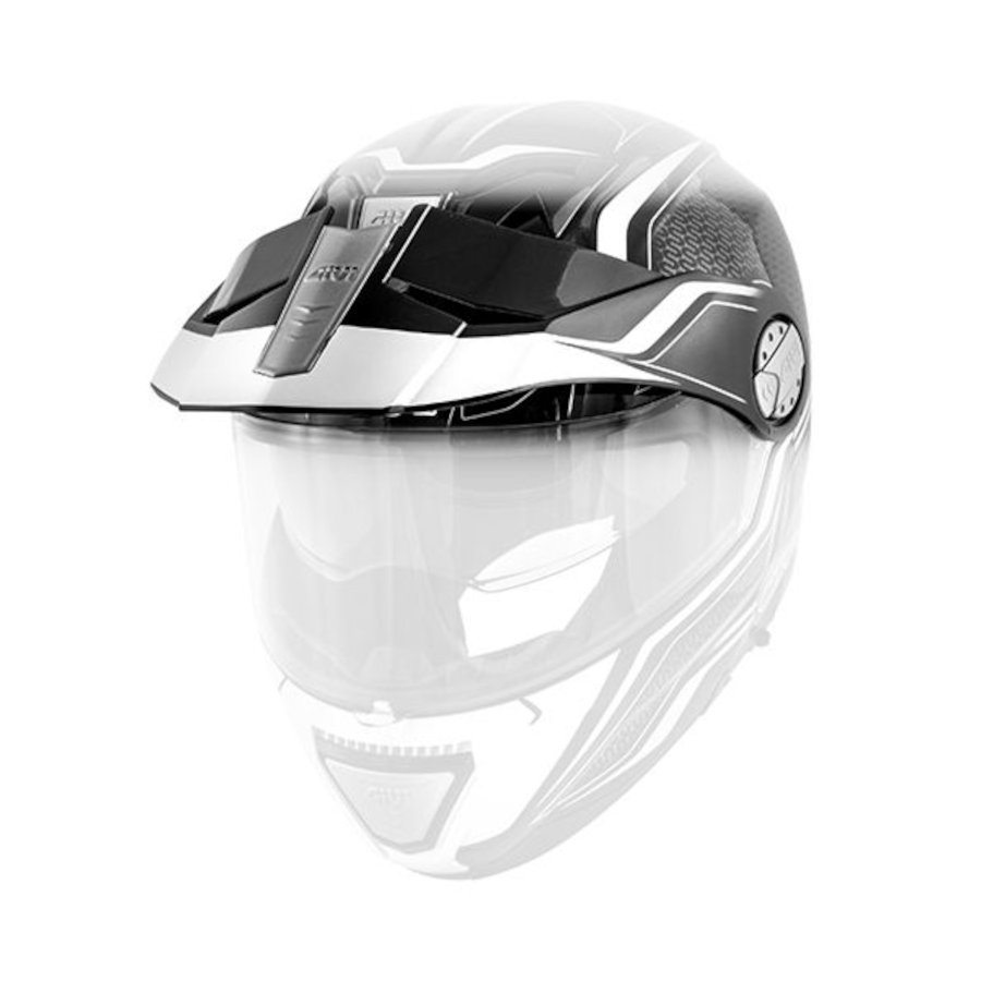 PALA GIVI CAPACETE X33 MATT BLACK WITH SILVER COVER